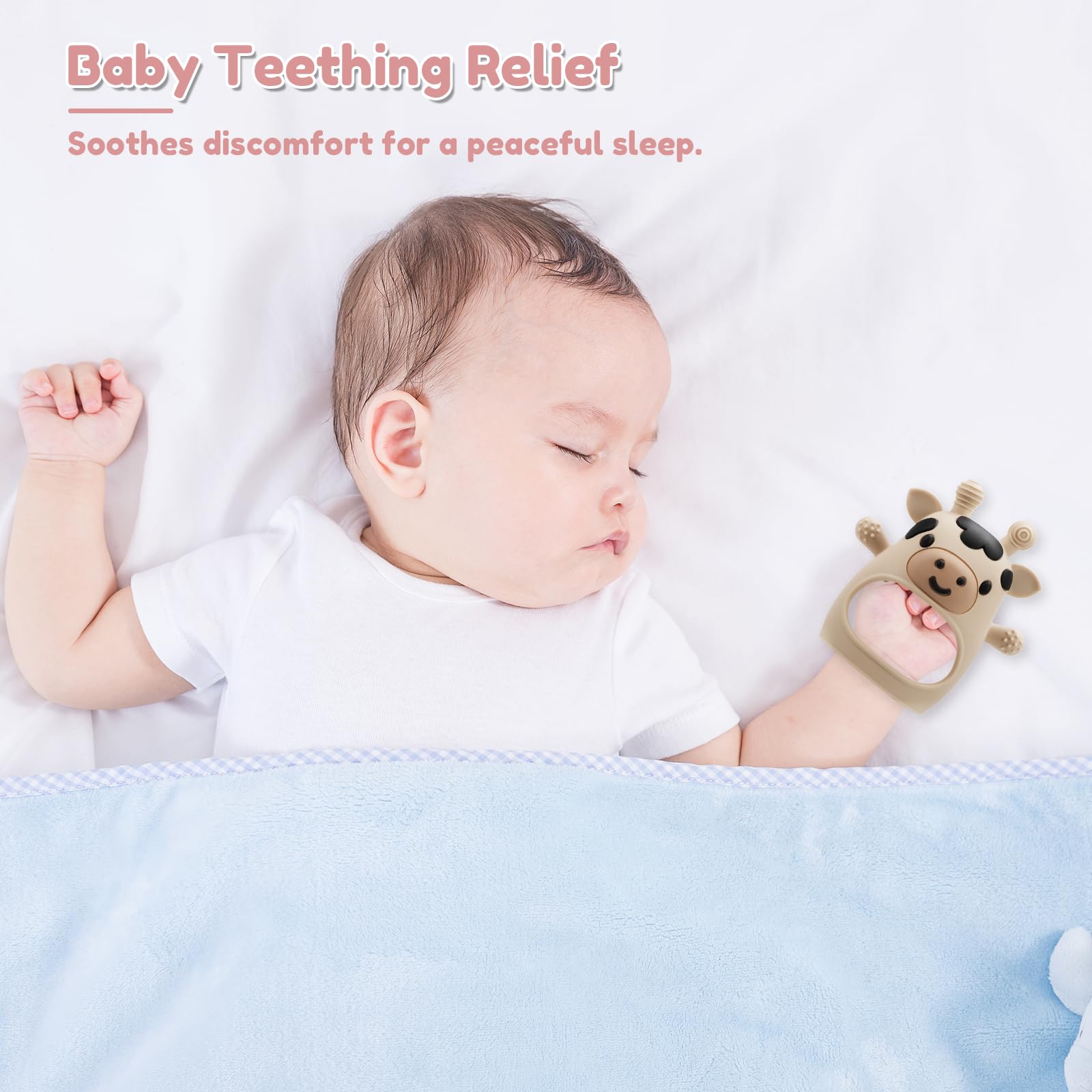 CAHILON teether lightweight handle for tiny hands