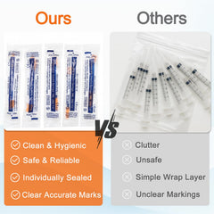 Clear measurement markings help monitor dispensing with confidence.