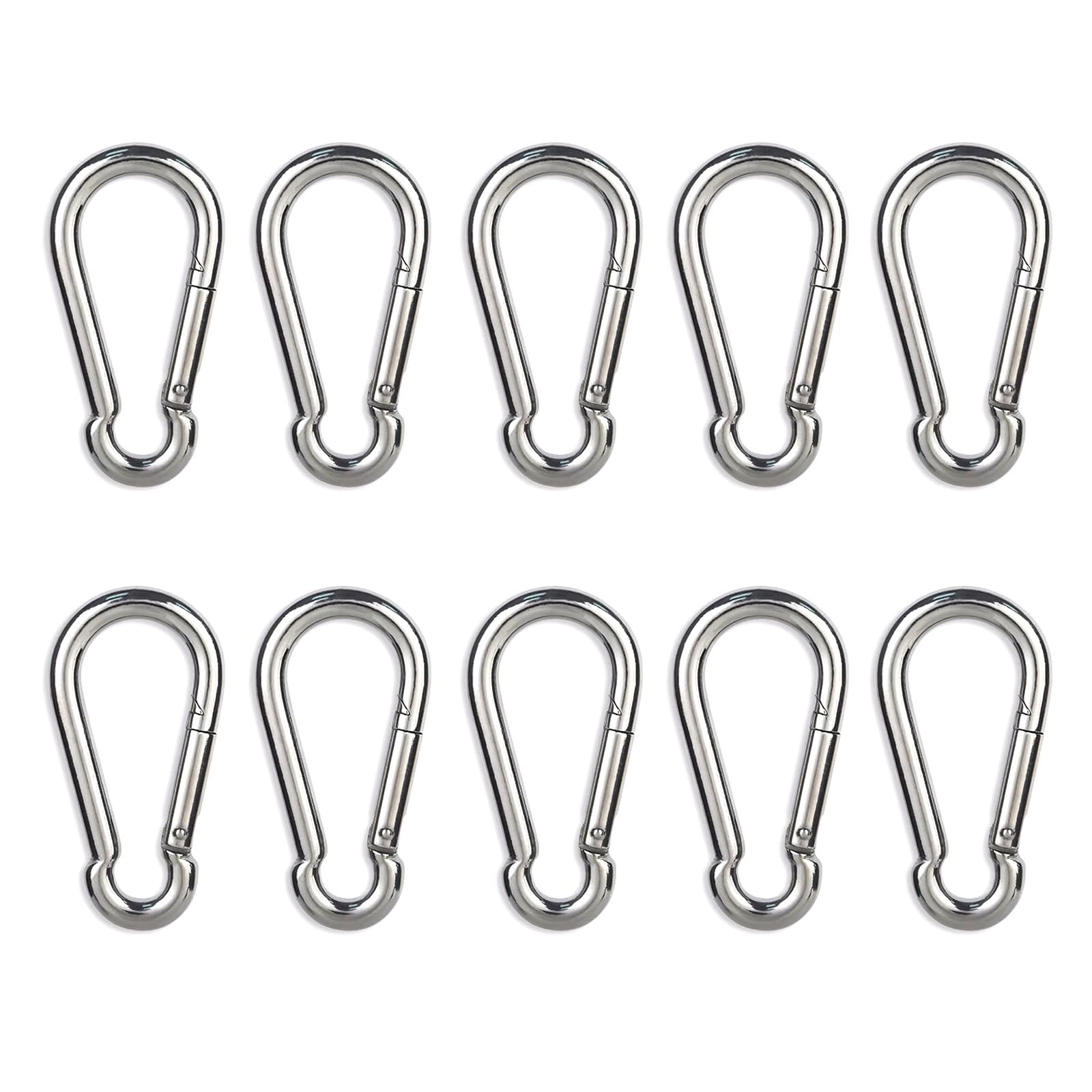 CAIDMOS carabiner clip, compact 2.36-inch design for easy key and gear attachment.