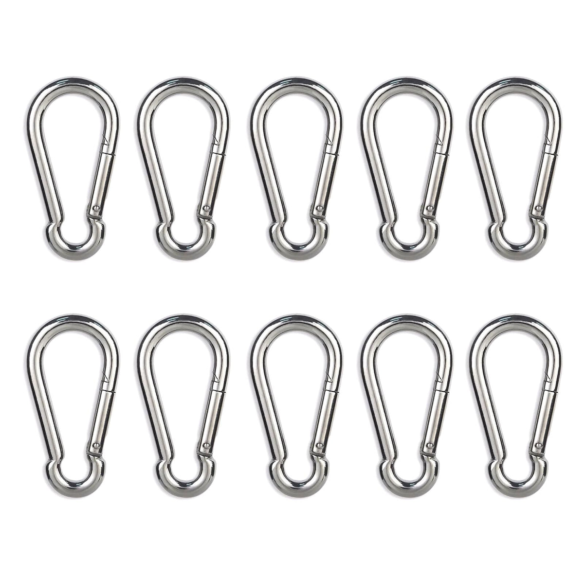 CAIDMOS carabiner clip, compact 2.36-inch design for easy key and gear attachment.
