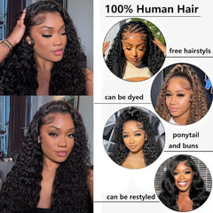 Caijuxing pre-plucked natural hairline with baby hairs for subtle realism.