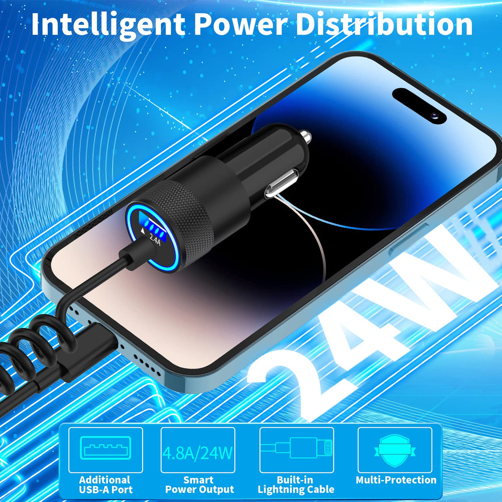 Caiinei MFi-certified smart chip protects iPhone from voltage and current fluctuations.