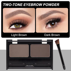 CAKAILA double-ended brow brush for precise application