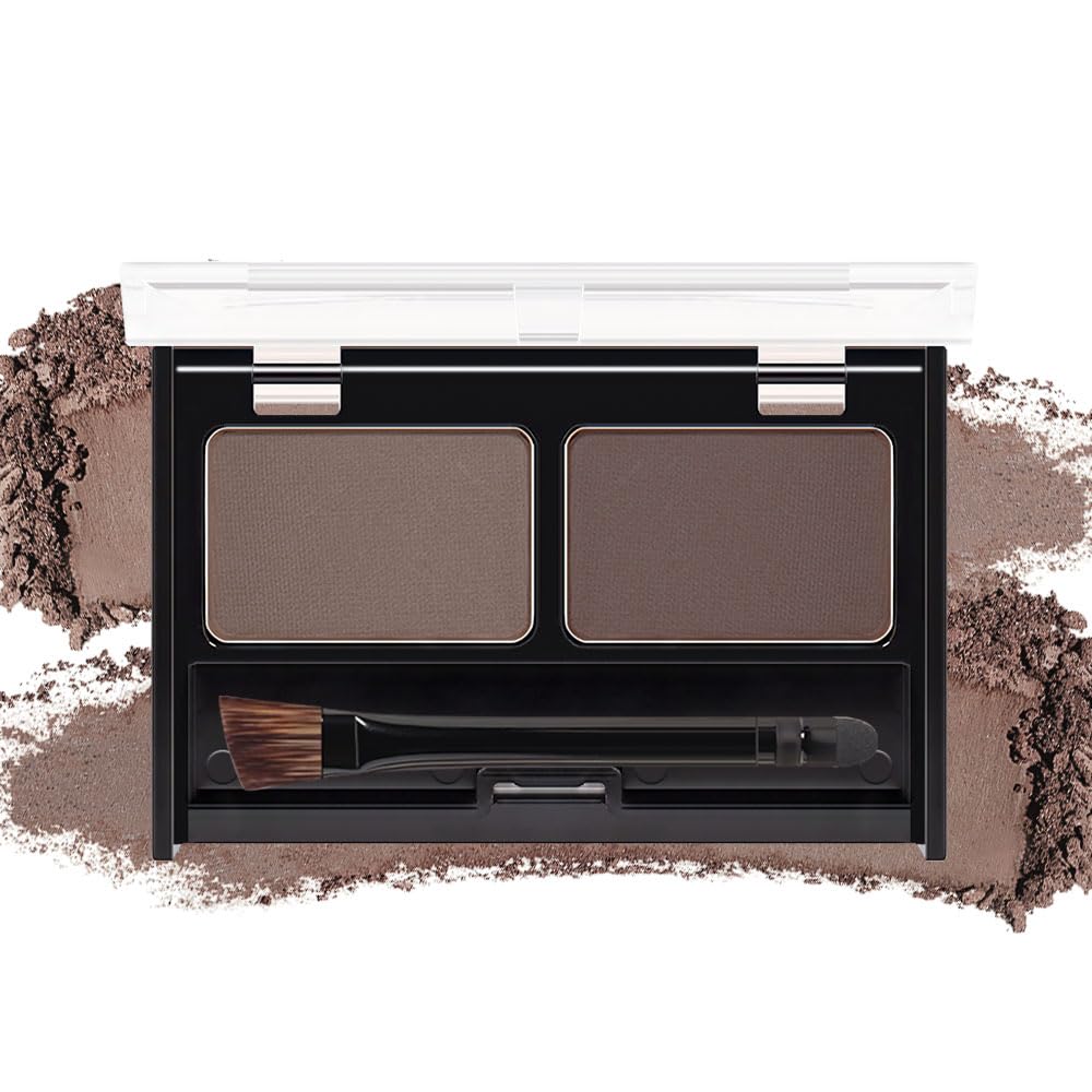 CAKAILA eyebrow powder compact with two tones for natural definition