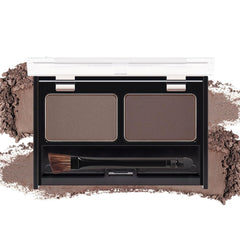 CAKAILA eyebrow powder compact with two tones for natural definition
