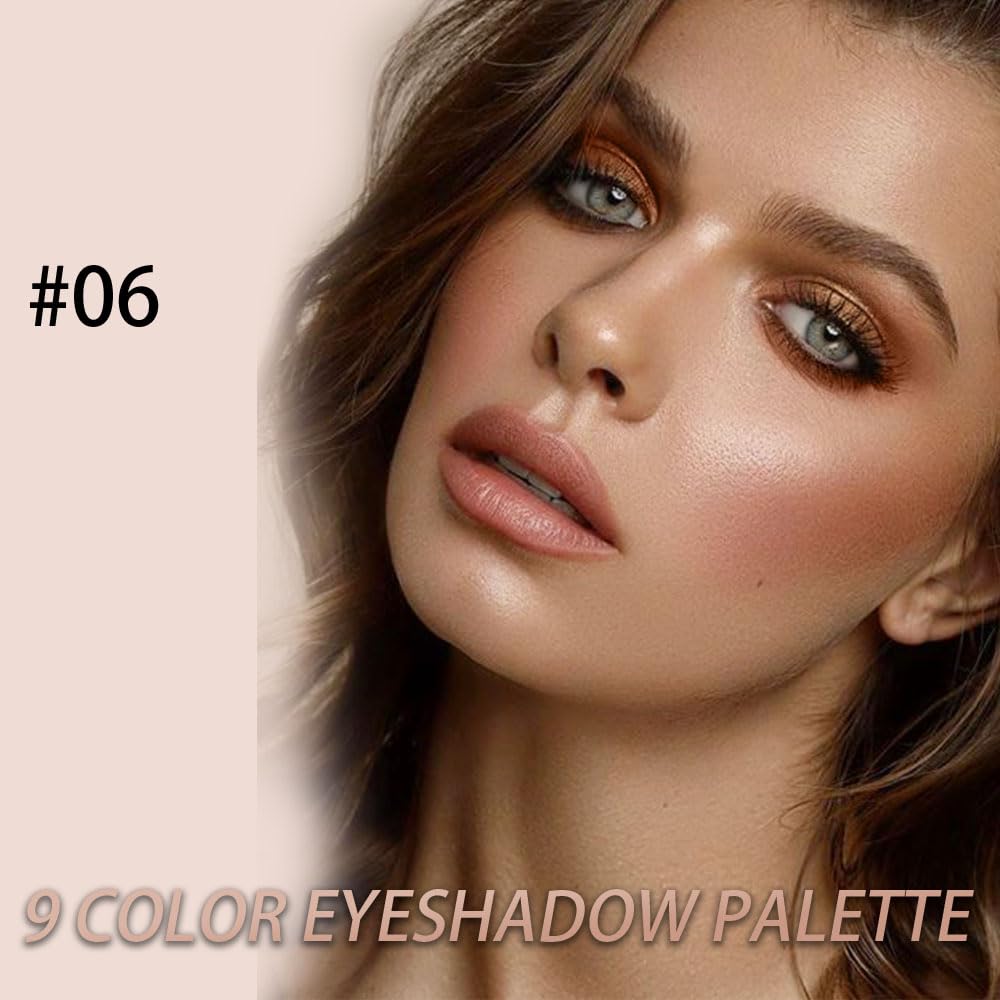 CAKAILA Neutral Nude Brown Smokey Palette texture appears silky and blendable