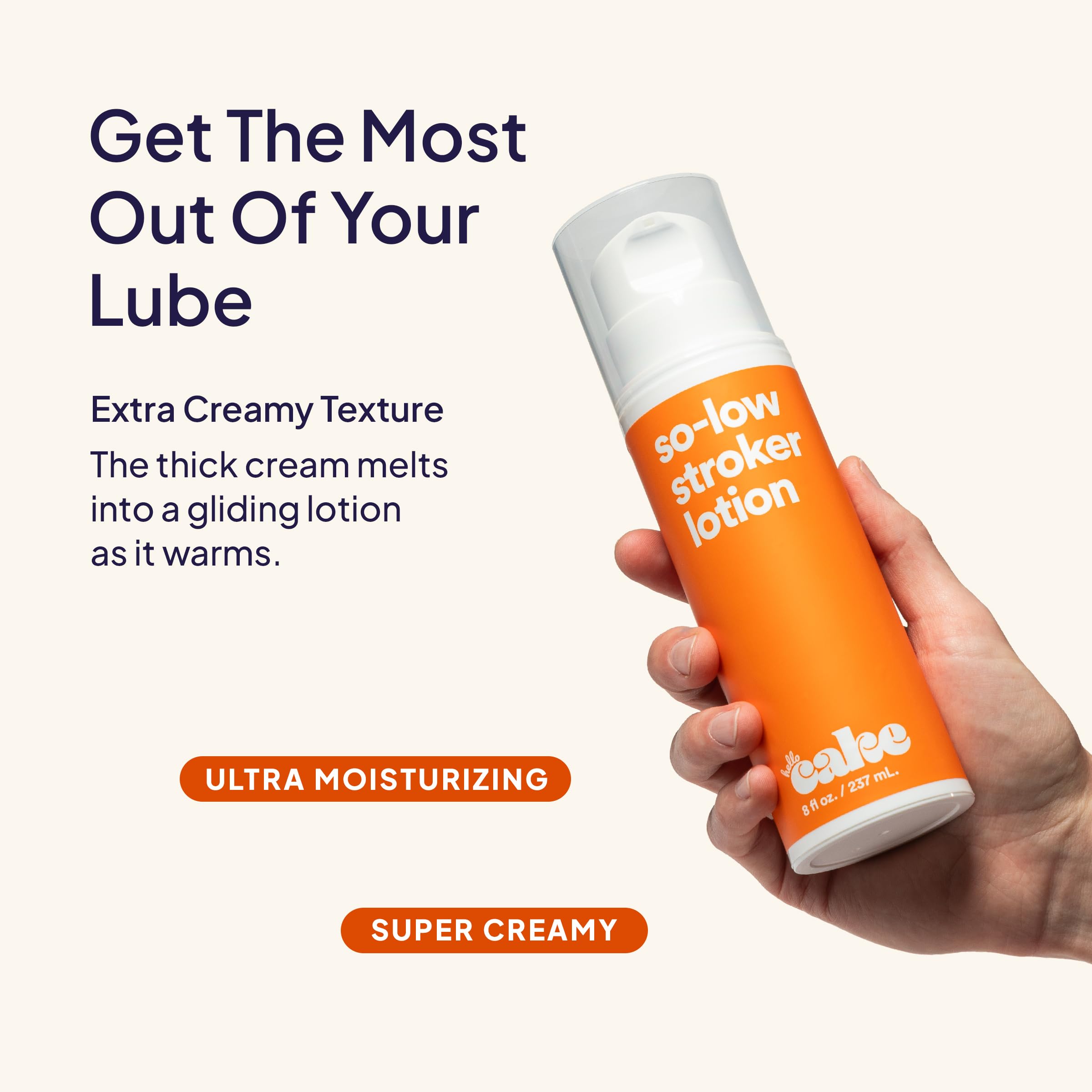 Cake So-Low Lotion proudly made in the USA.
