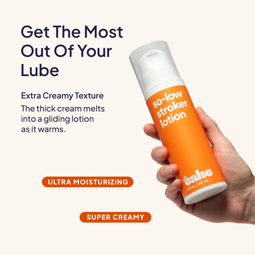 Cake So-Low Lotion proudly made in the USA.