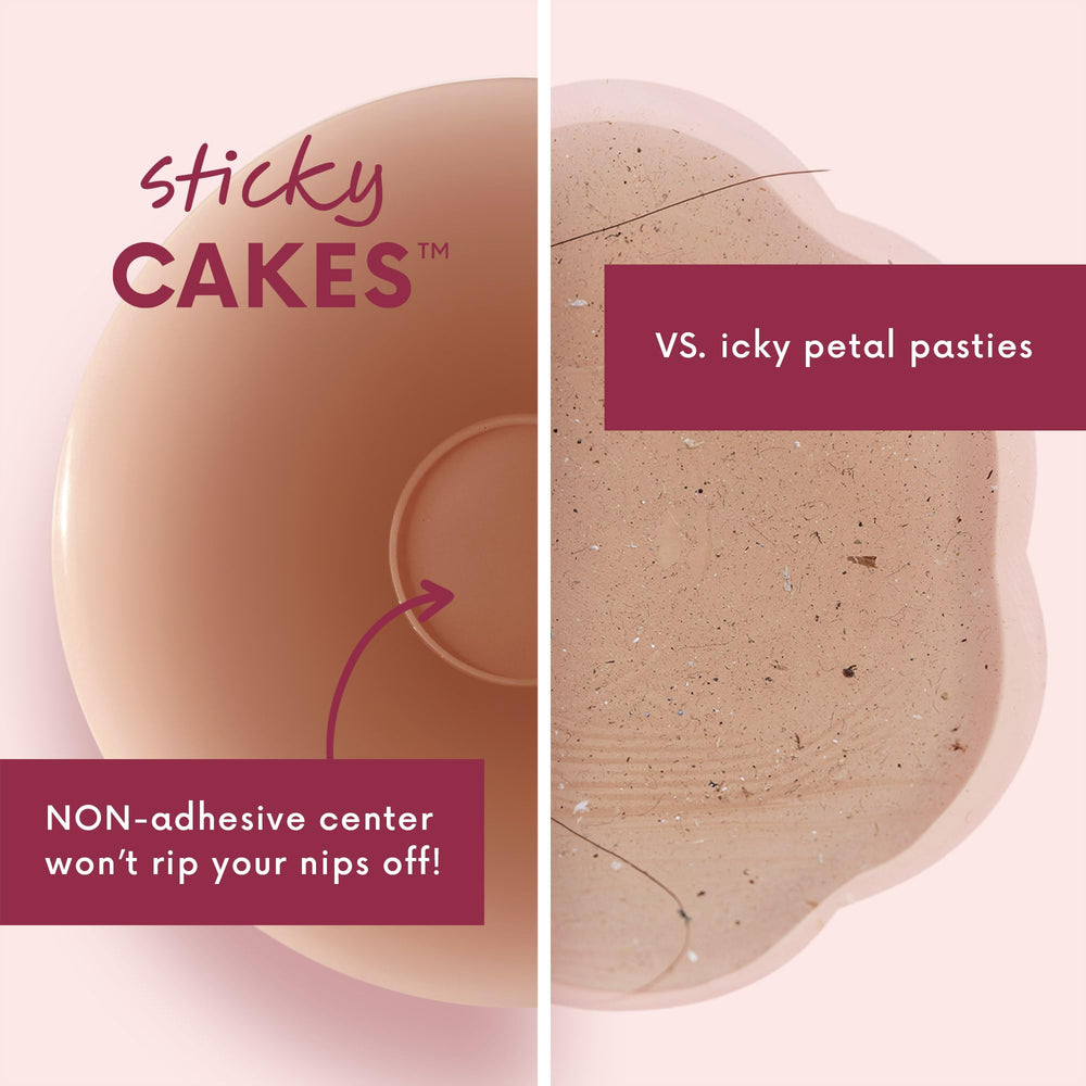 CAKES Body infinity edge design delivers sleek coverage under light fabrics