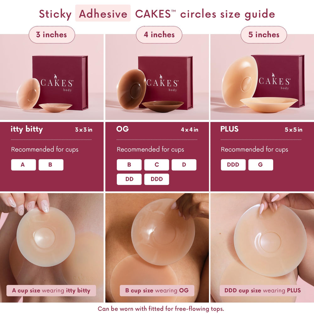 CAKES Body medical-grade silicone is gentle on skin