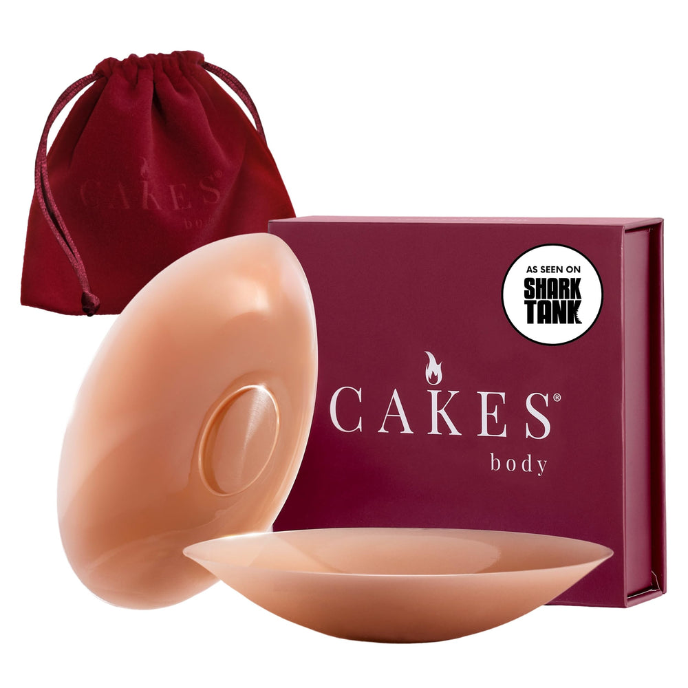 CAKES Body sticky circle nipple covers provide seamless coverage under sheer tops