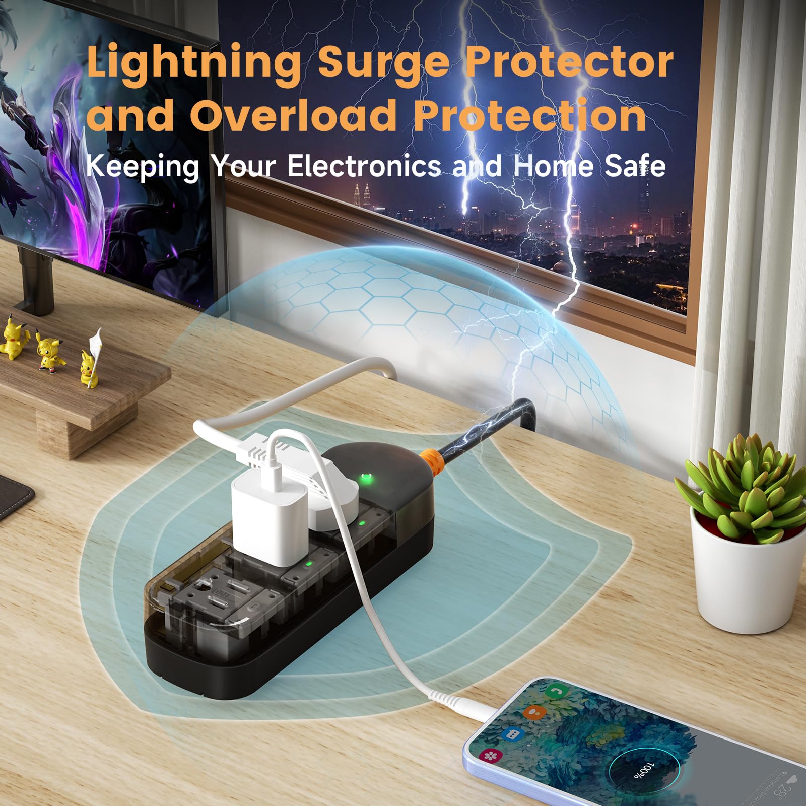 CAKINKON modular safety design automatically cuts off overload to prevent fires.