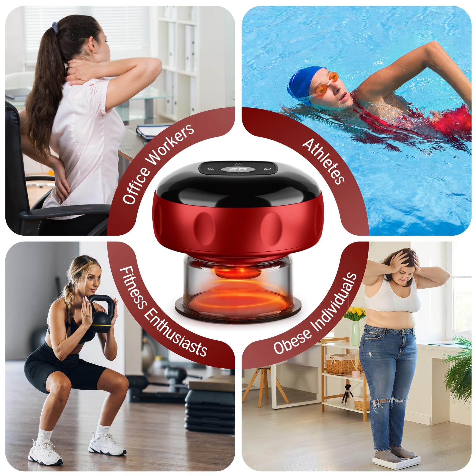 Cakoutanb auto-shutoff timer ensures safe, time-limited sessions.
