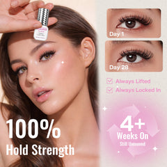 CALAILIS Lash Cluster Glue waterproof formula ensures secure wear in rain or sweat.