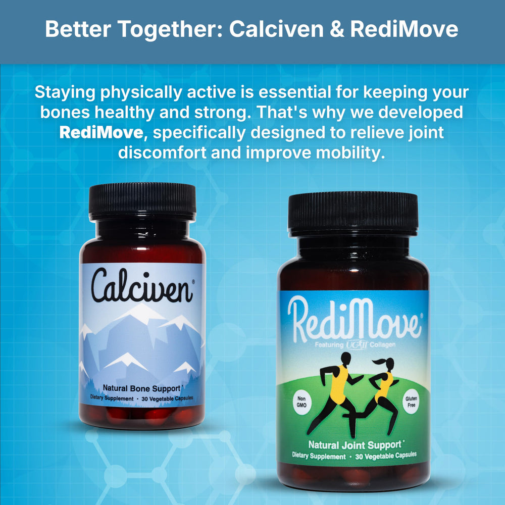 Calciven compact packaging for convenient daily supplementation.