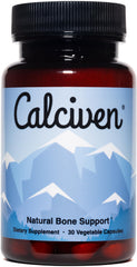 Calciven natural bone-support bottle shows minerals for daily bone health.