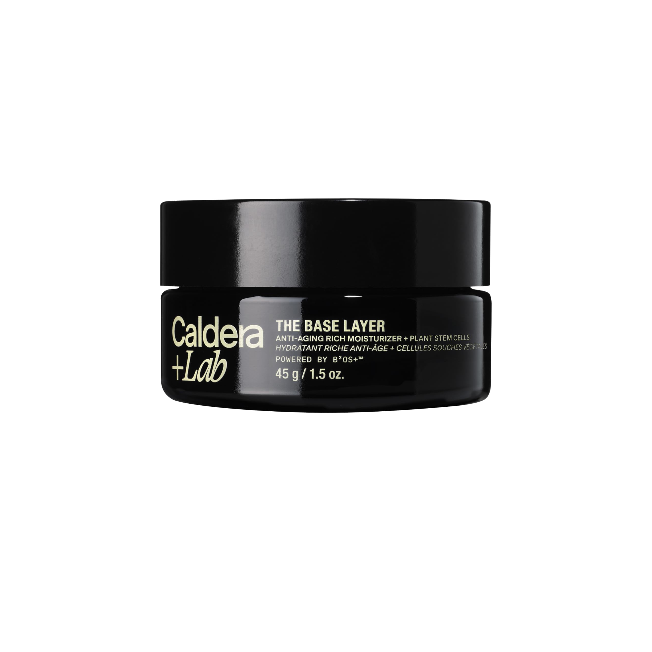 Caldera + Lab The Base Layer bottle with pump for quick, lightweight hydration.