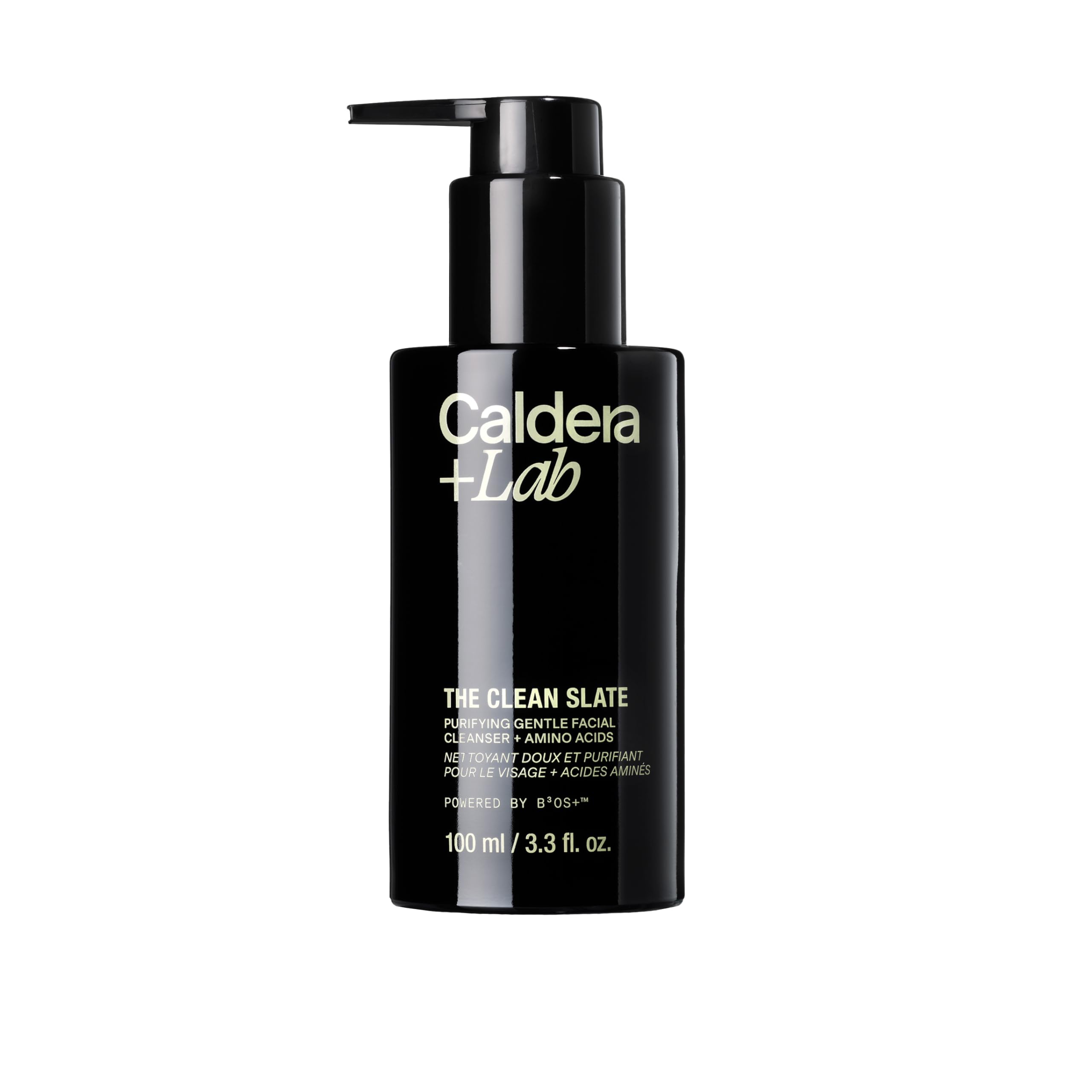 Caldera + Lab The Clean Slate bottle pour for a gentle, hydrating cleanse.