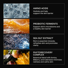 Caldera + Lab The Clean Slate probiotic extracts illustrating biome-friendly ingredients.