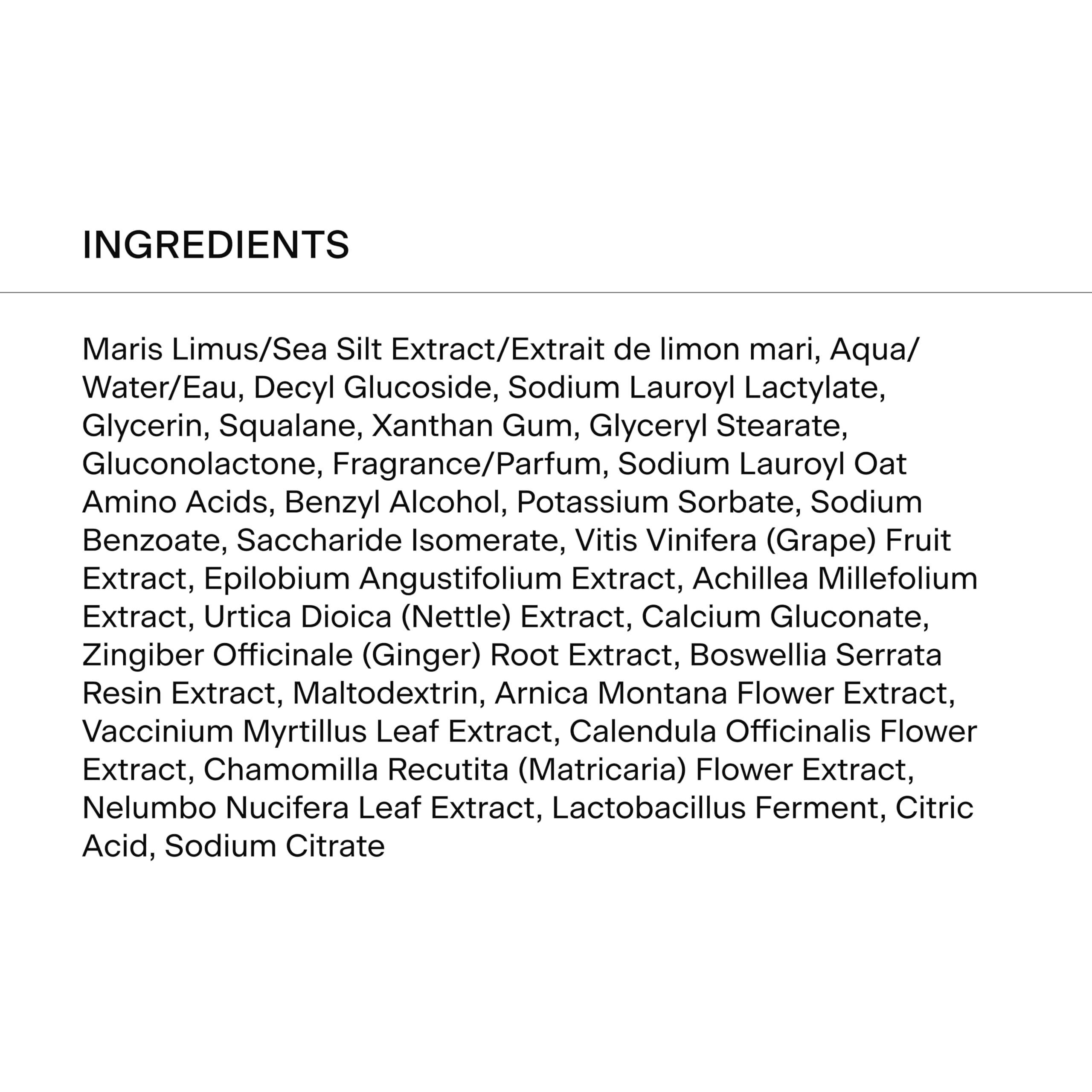 Caldera + Lab The Clean Slate vegan formula label signals cruelty-free and GMO-free ingredients.