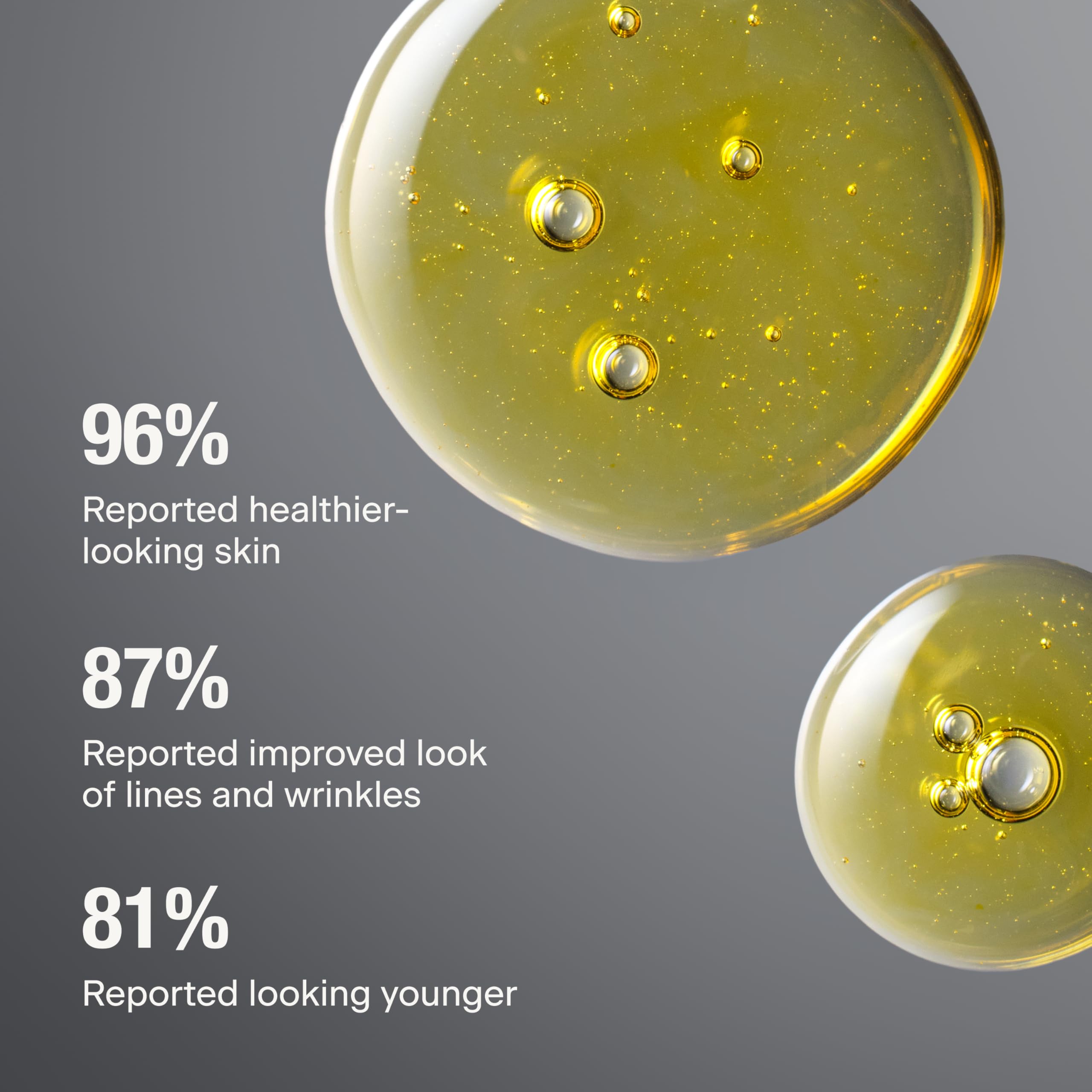 The Good dropper releasing a precise amount for targeted application.