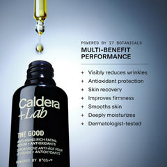 Ingredients collection shows wild-harvested botanicals for skin nourishment.
