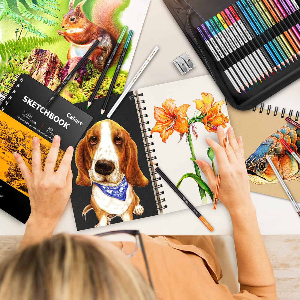 Caliart drawing kit presented as a thoughtful gift for art lovers.
