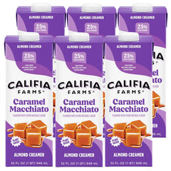 Califia Farms Caramel Macchiato creamer bottle adds dairy-free richness