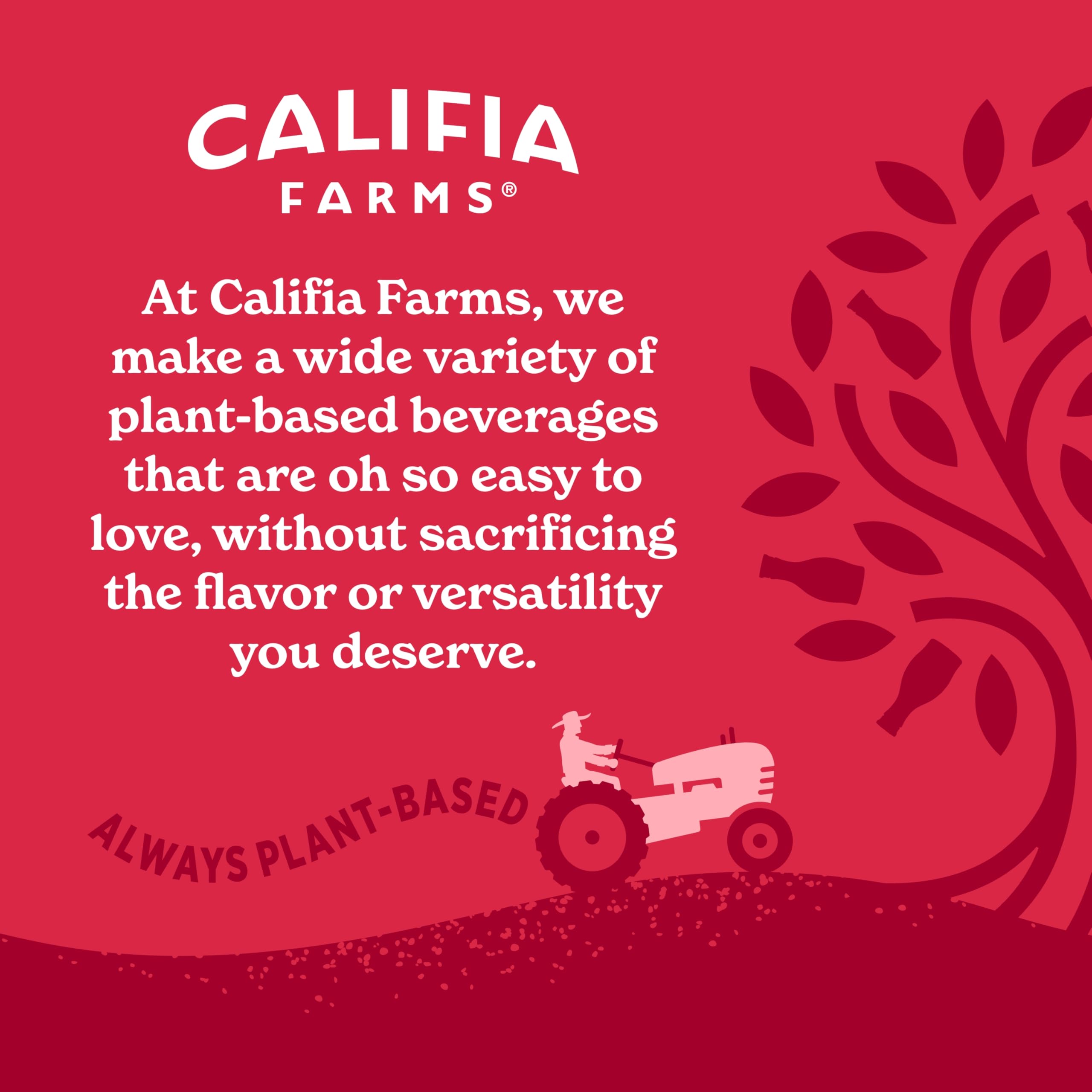 Califia Farms cold brew paired with plant-based milks for creamy drinks.