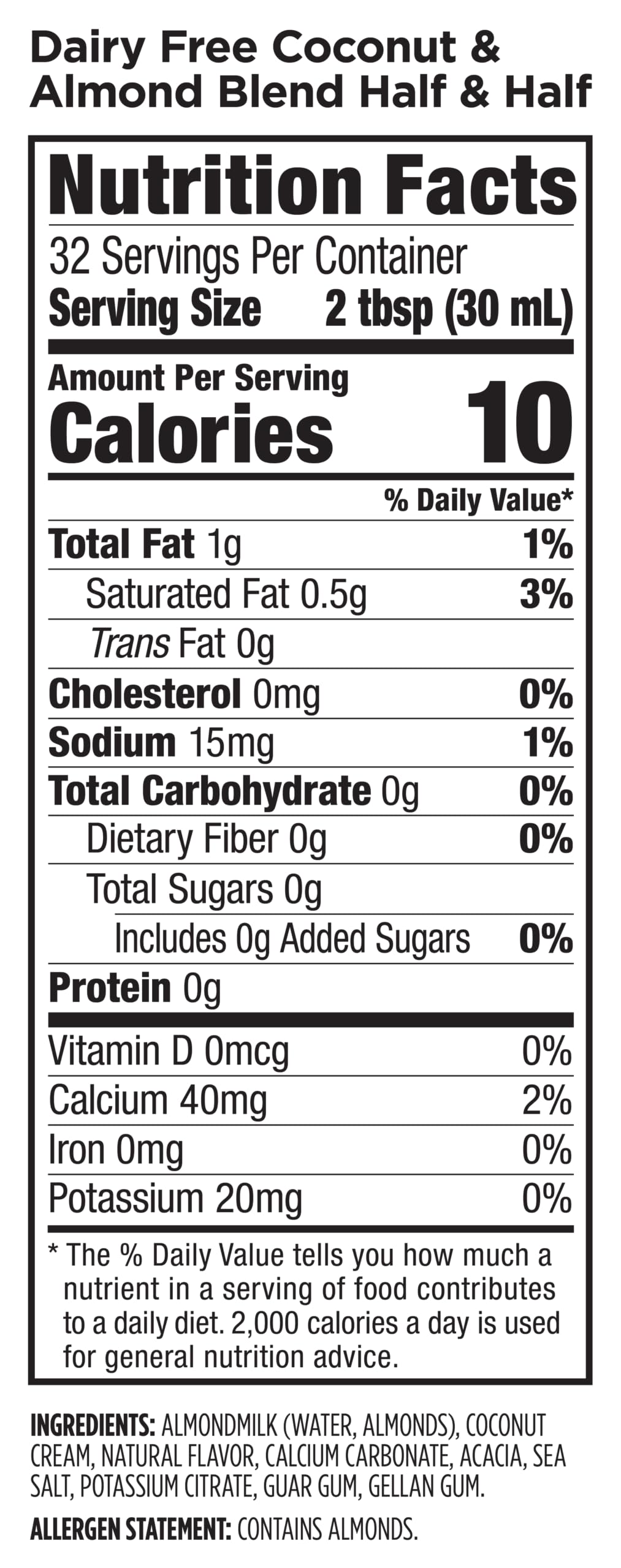 Califia Farms Unsweetened Better Half coffee creamer pour for creamy, dairy-free coffee