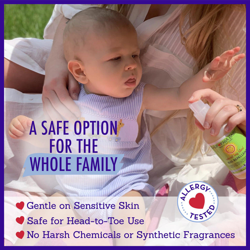California Baby natural bug spray for outdoor activities with kids
