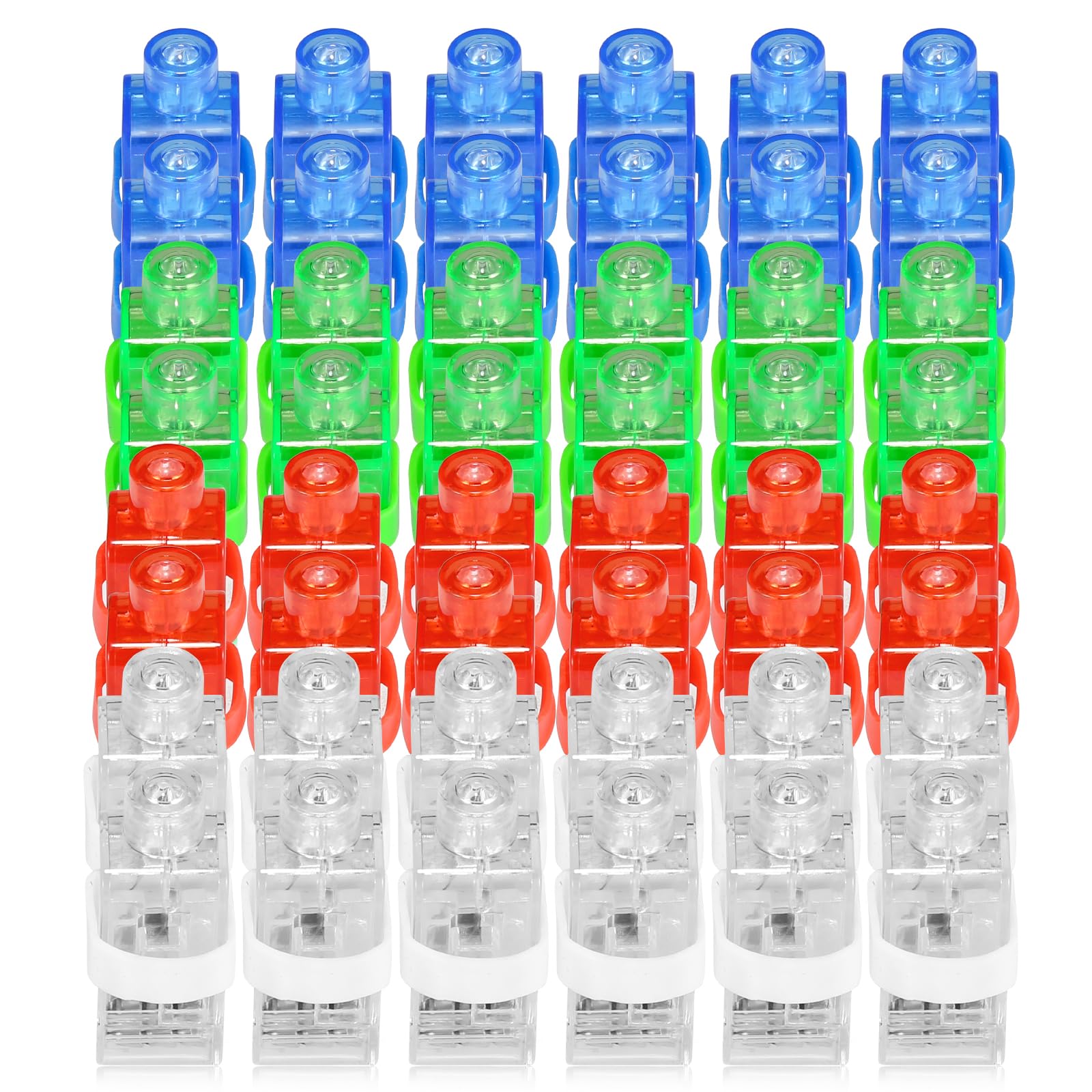 CALIFORNIA CADE ELECTRONIC finger lights box with 50 color LEDs for party fun.