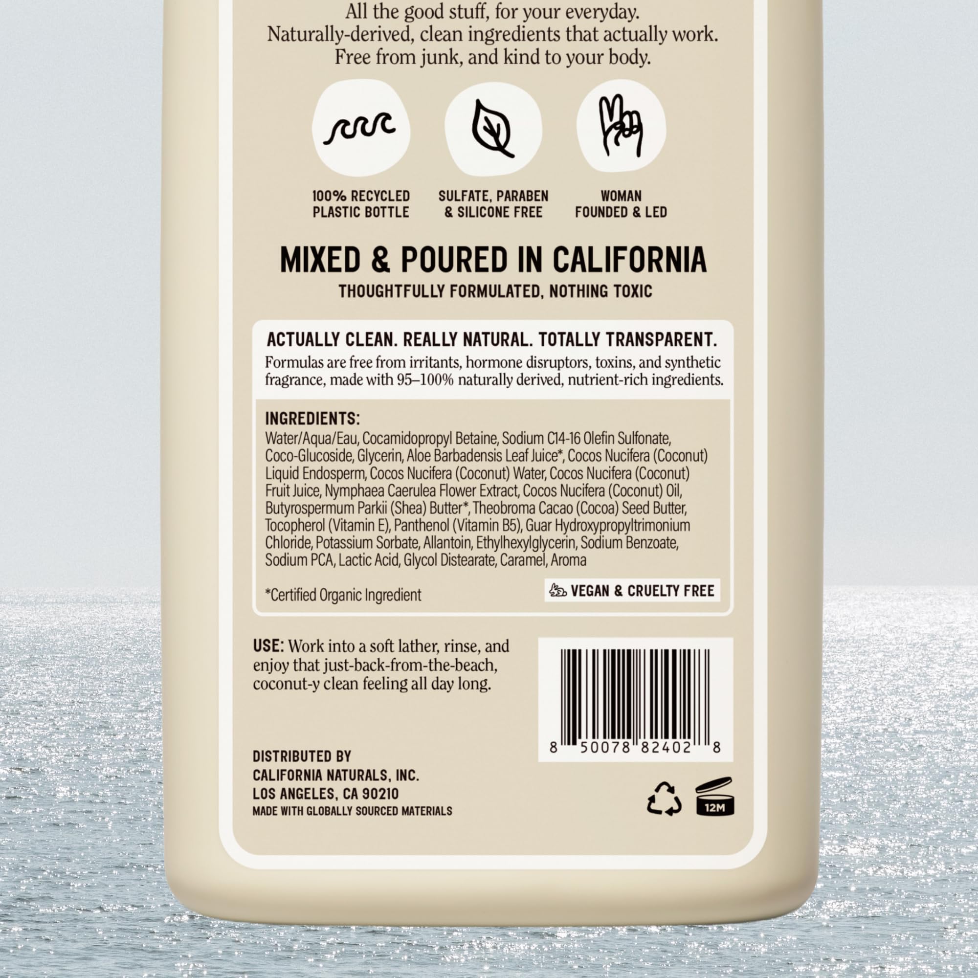 California Naturals Classic Clean ingredient Shea Butter hydrates and softens skin