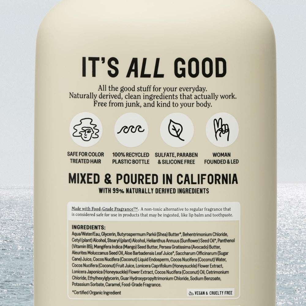 California Naturals vegan and cruelty-free badge on packaging.