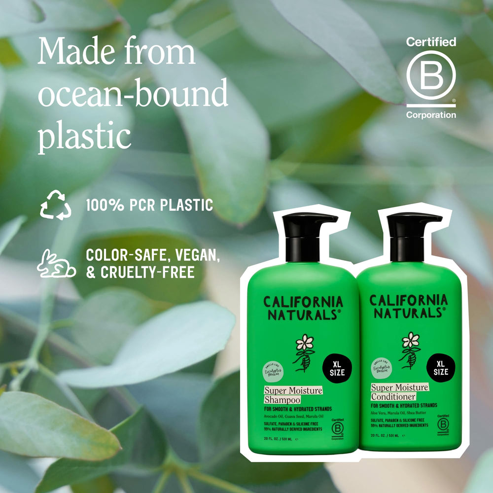 California Naturals cruelty-free seal on packaging.