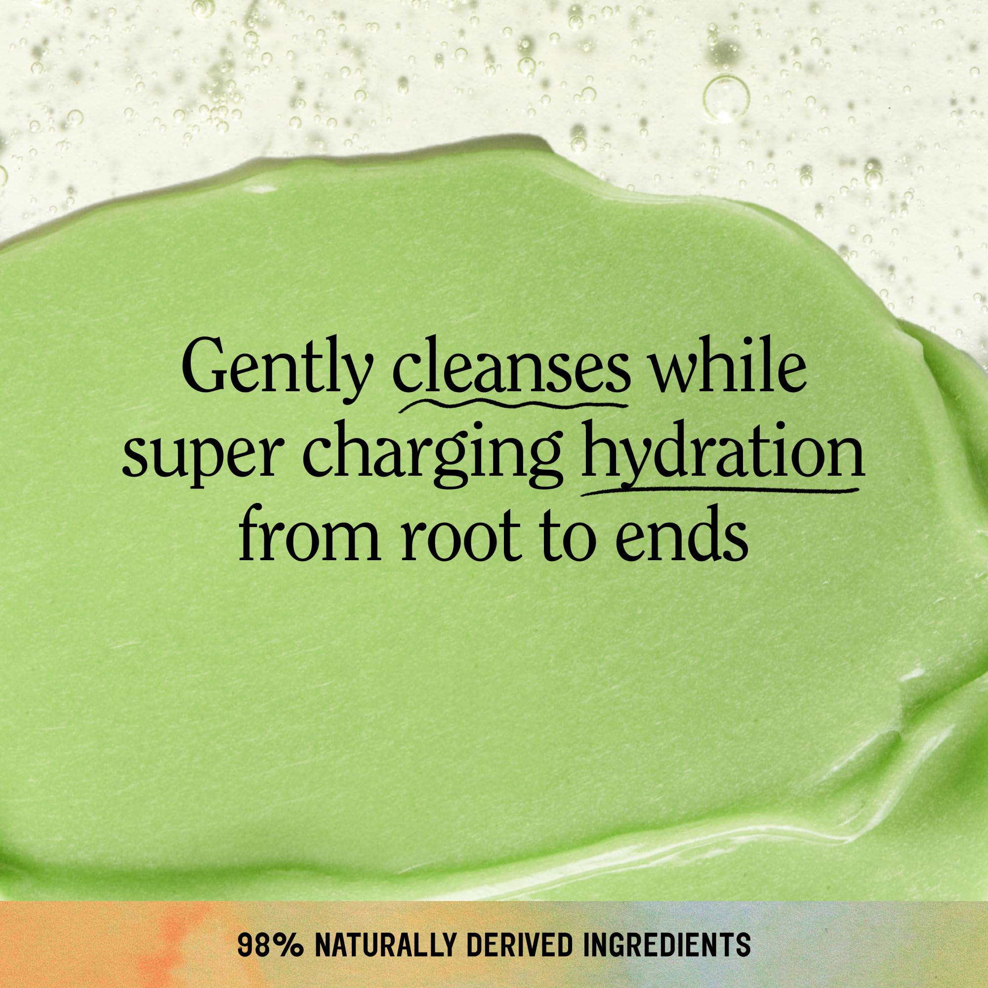 Close-up of creamy formula from California Naturals conditioner.