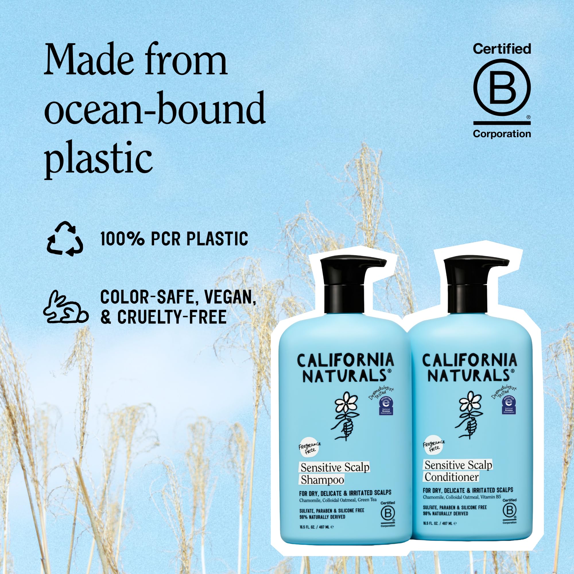 California Naturals Fragrance-free label reassures absence of synthetic scents.