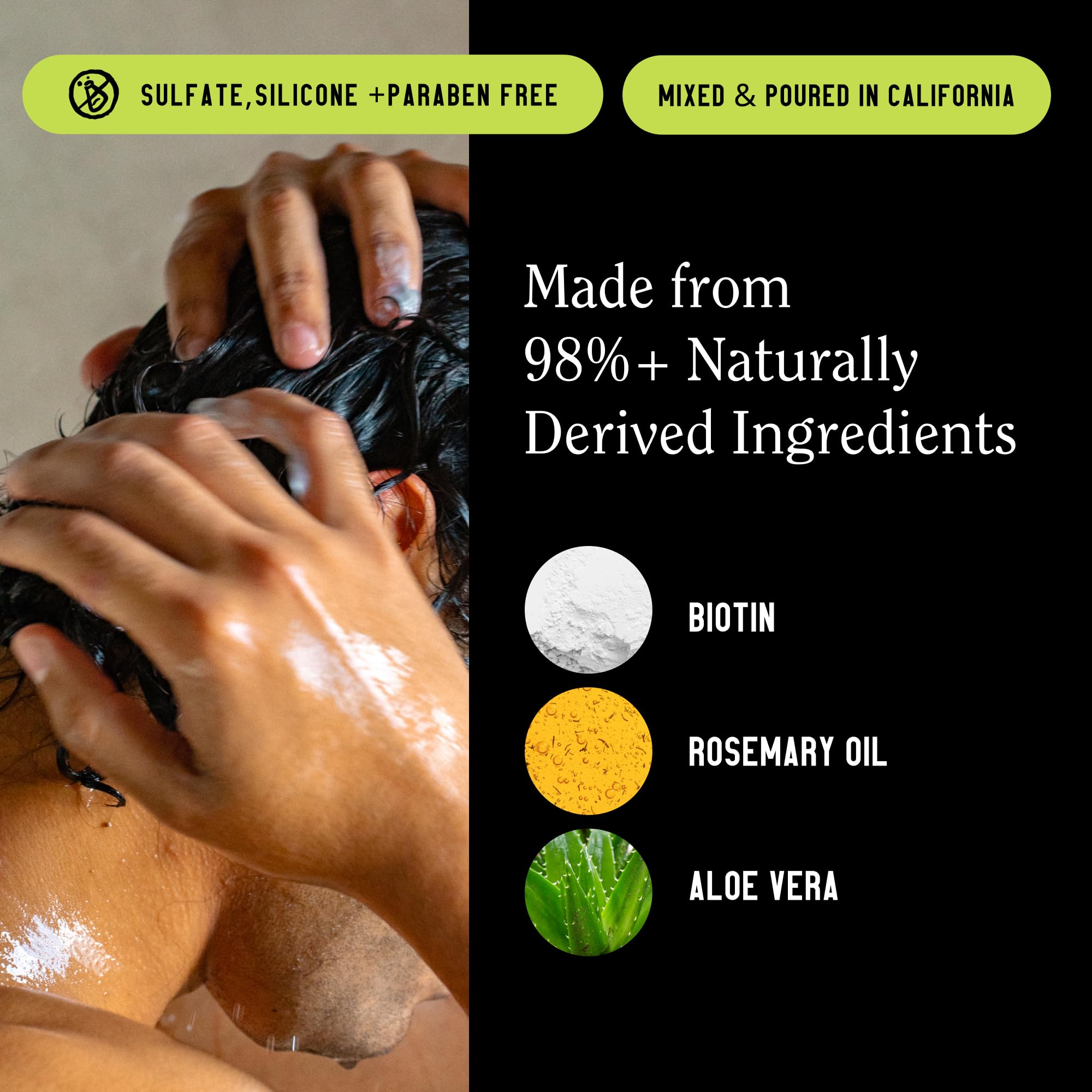 California Naturals Regro conditioner bottle highlights moisture.