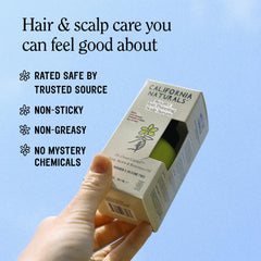 California Naturals Re:GRO on scalp demonstrates a cooling finish that lifts roots.