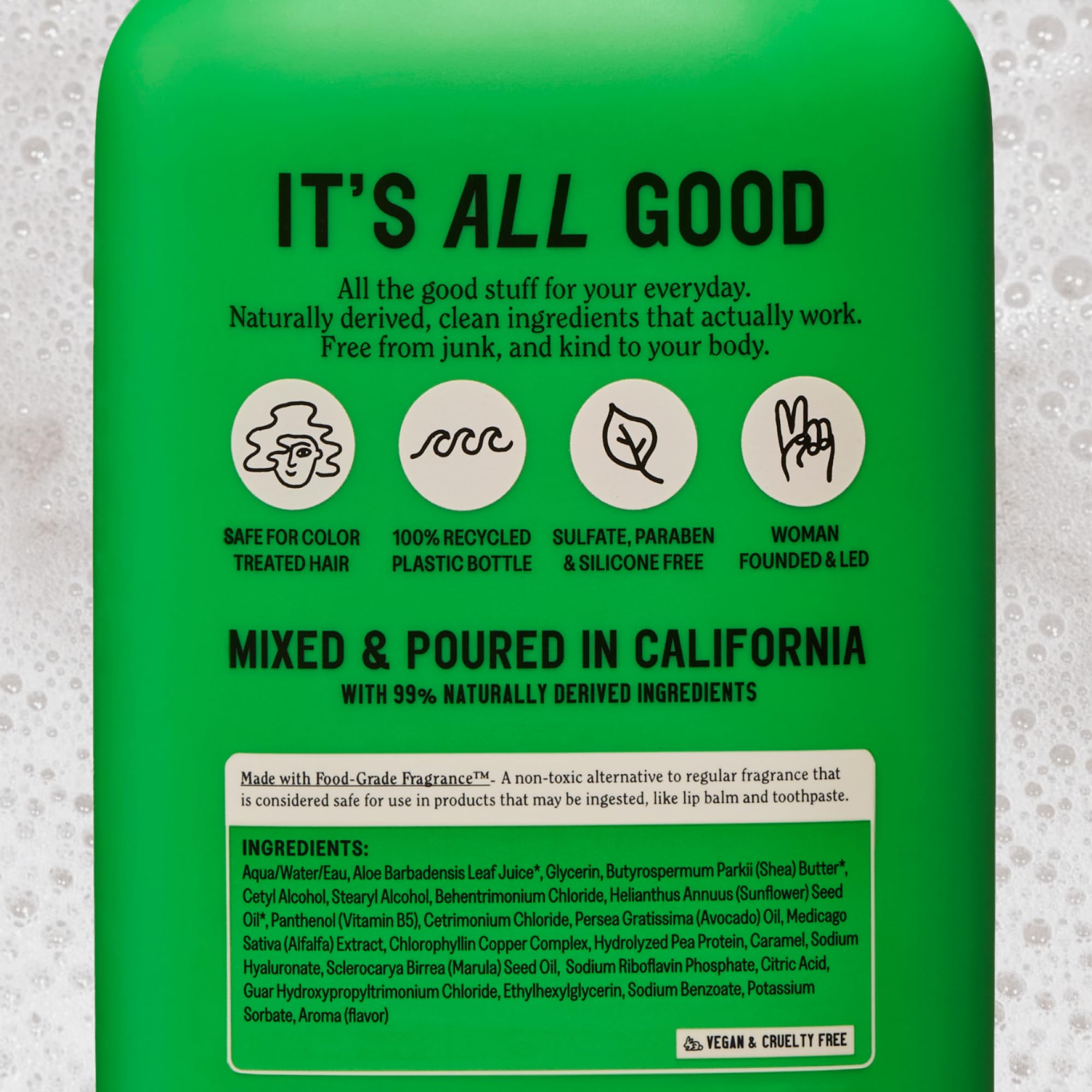 Murumuru butter sealing moisture in hair with California Naturals conditioner