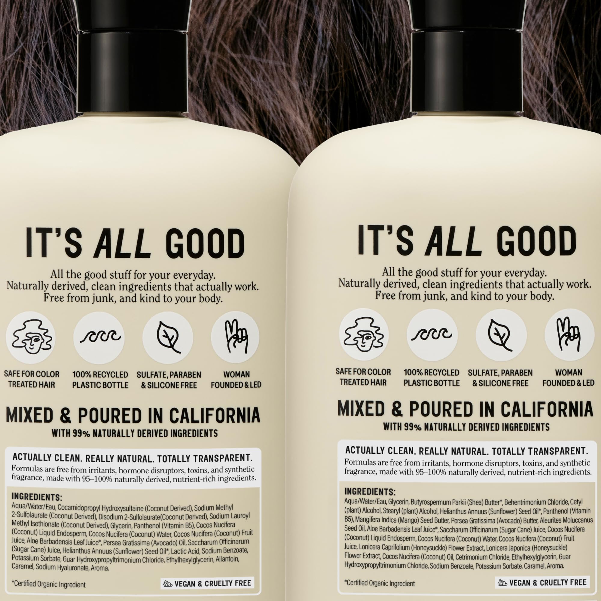 California Naturals Vanilla Bloom label closeup with natural vanilla aroma.