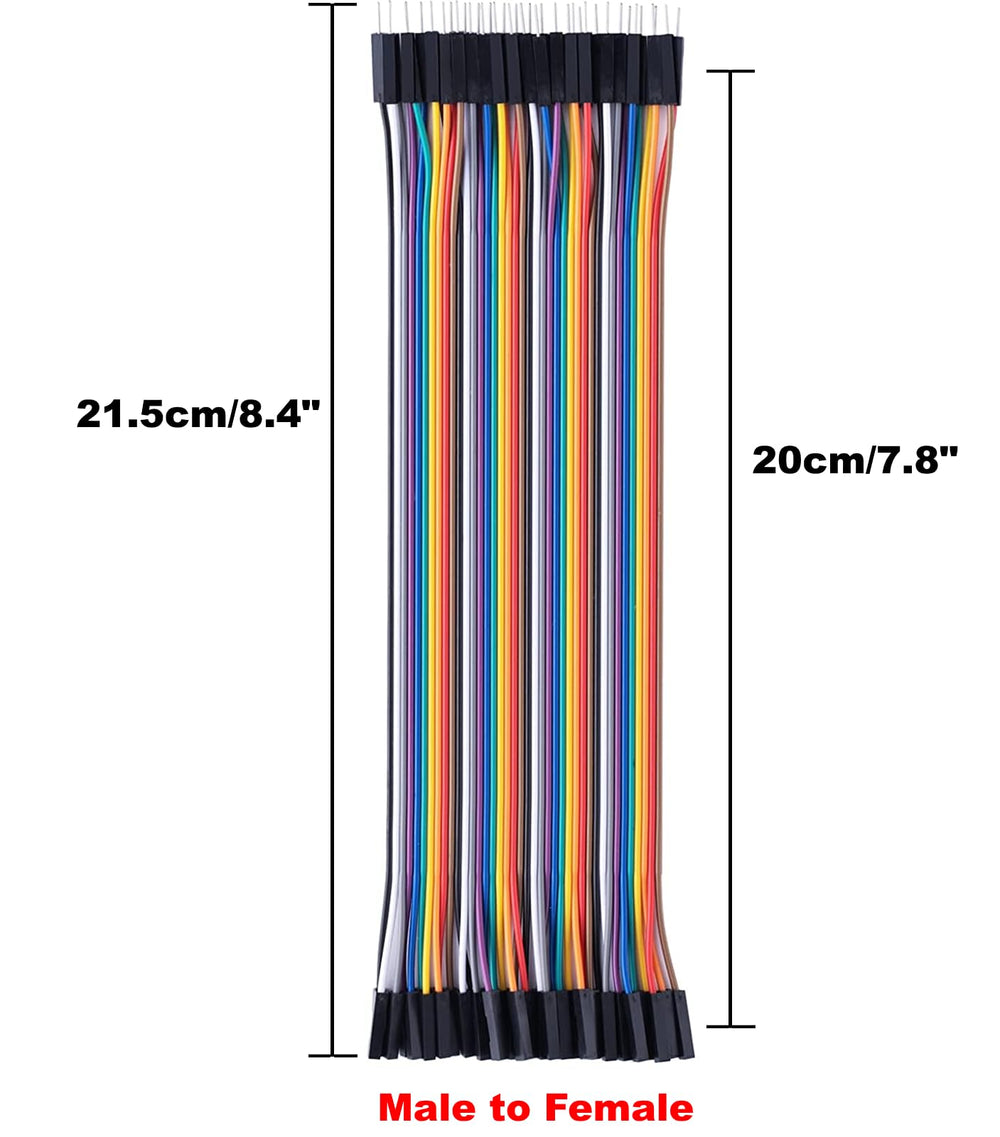 California JOS multicolored ribbon cables with clear color coding.
