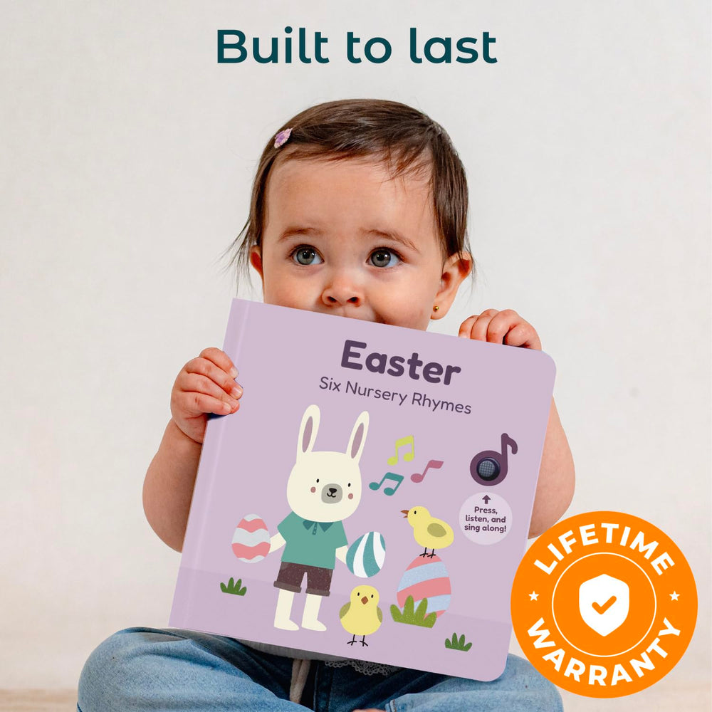 Cali's Books Easter Nursery Rhymes Musical Book safety tested and sturdy