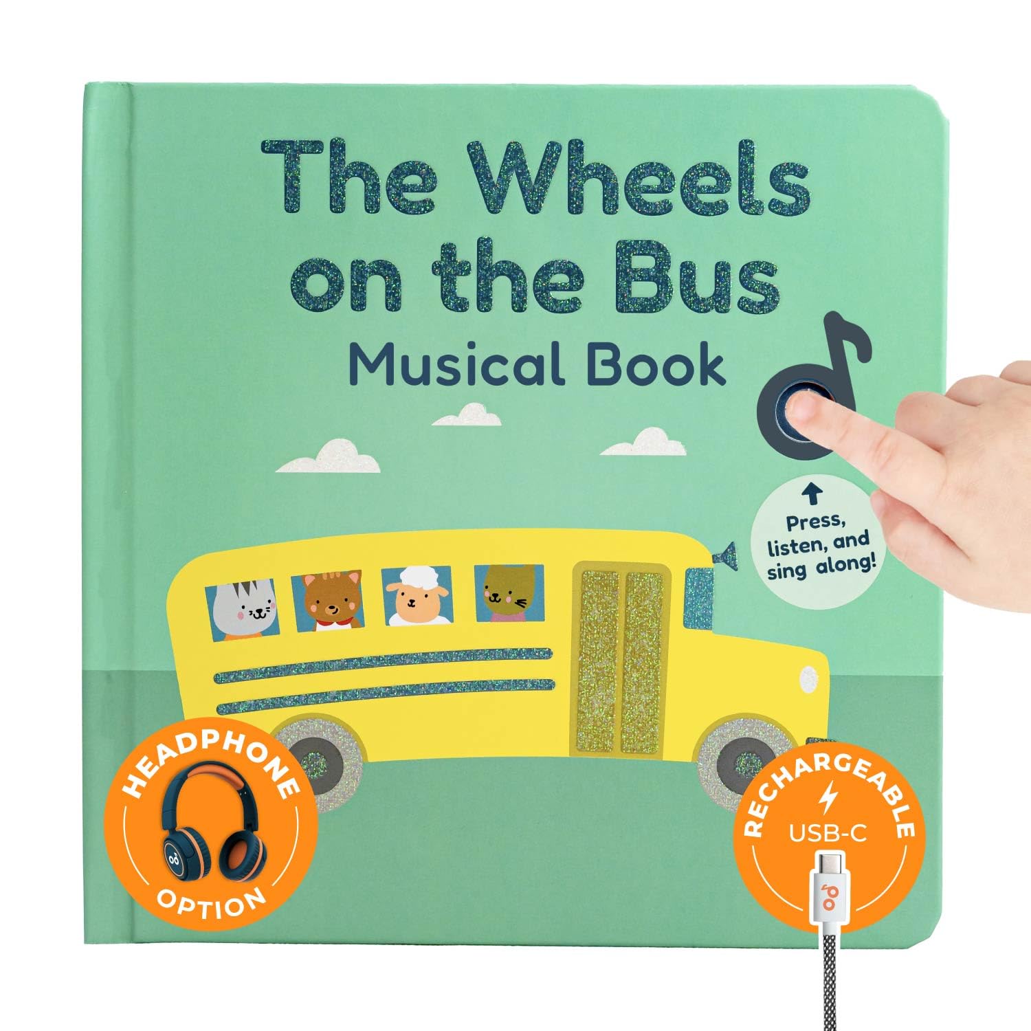 Cali's Books Wheels on the Bus scene with Montessori visuals to spark curiosity.
