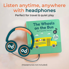 Cali's Books Wheels on the Bus wipers panel invites interactive movement.