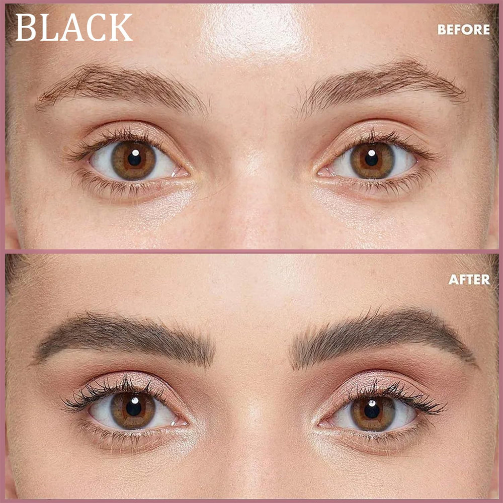 Callmynm Lash Color Kit color result, deep natural shade in minutes.