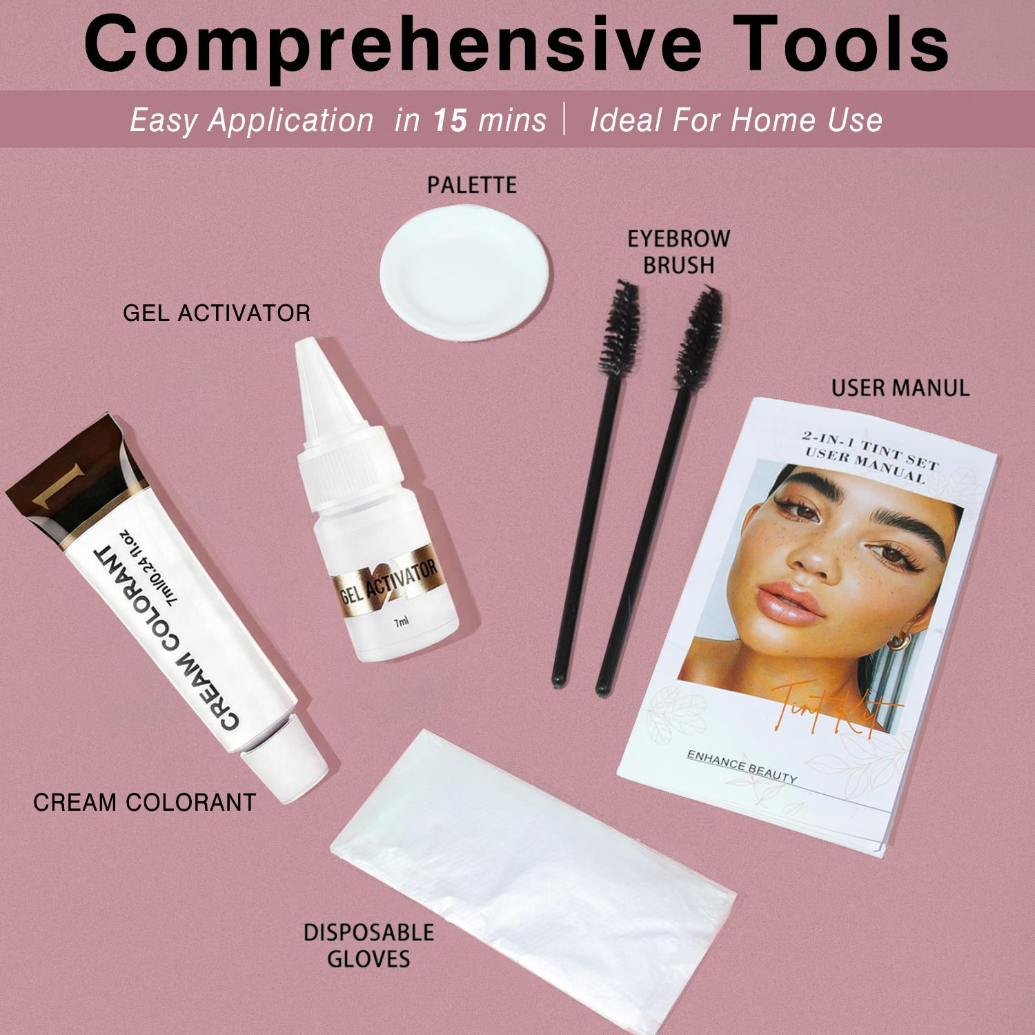 Callmynm Lash Color Kit delivers a smudge-proof, long-lasting finish.