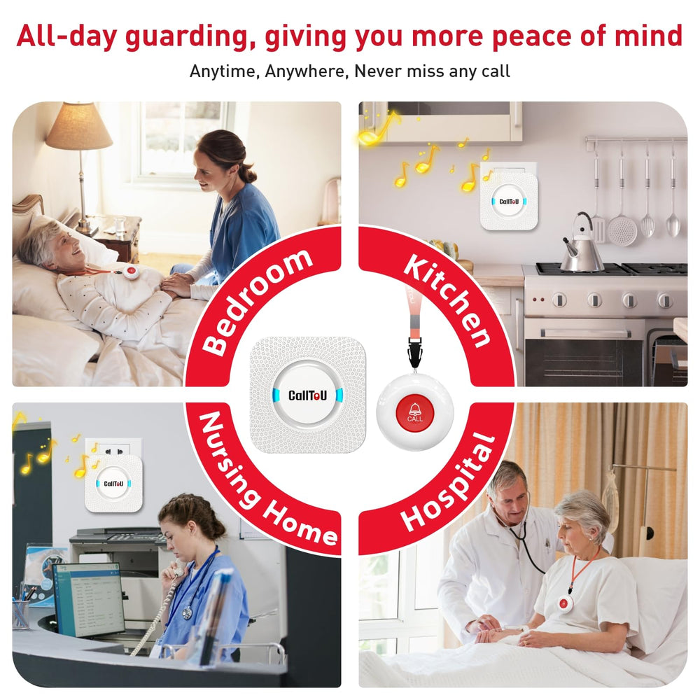 CallToU neck-strap enables hands-free use for caregivers