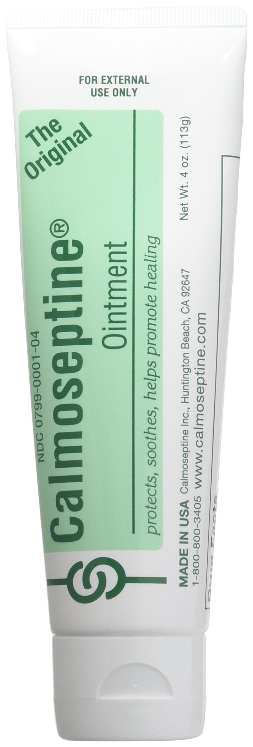 Calmoseptine ointment tube, 4 oz, soothing skin support