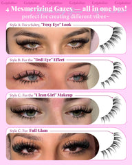calphdiar bottom lash clusters bold: fuller lashes without clumps.